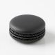 TAPA MACARON NEGRO 2,4gr / 3,5cm BANDEJA 48 UDS (CAJA 8 BANDEJAS)