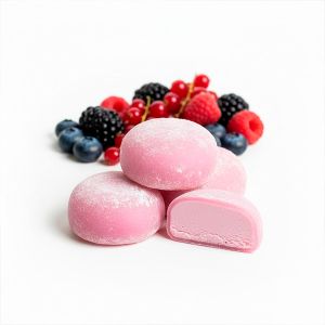 "CASH&CARRY" MINI MOCHI DE FRUTOS DEL BOSQUE 9gr / BANDEJA 30und (CAJA 3 BANDEJAS)