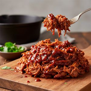 "RETAIL" PULLED PORK BANDEJA 250gr (CAJA 6 BANDEJAS)