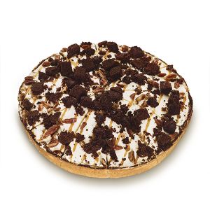 TARTA DE CHOCO BLANCO Y NUECES PECANAS 26cm/130gr UNIDAD 12 porciones (CAJA 4 UNIDADES)