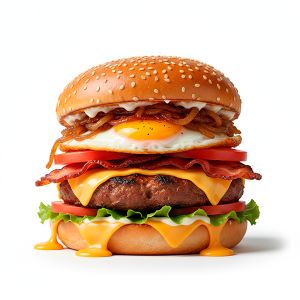 HAMBURGUESA TERNERA RANCH GOURMET "KOOKING" 13cm/200gr  (CAJA 25und)