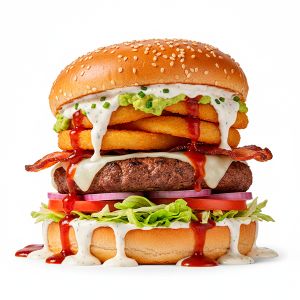 HAMBURGUESA RANCH GOURMET PRECOCINADA "KOOKING" 11,5cm/100gr (CAJA 24und)