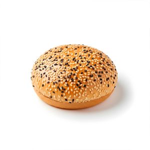 PAN HAMBURGUESA "HEALTHY / VEGAN" CON SEMILLAS  12cm/85gr PAQUETE 2und (CAJA 14 PAQUETES)