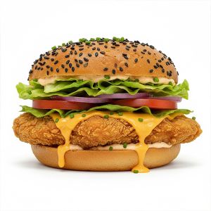 KIT CRISPY CHICKEN "PAN + CARNE  + SALSA + BANDERA" (CAJA 6und)