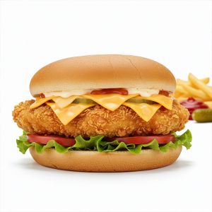 KIT MEGA CRISPY CHICKEN 200gr "PAN + CARNE + SALSA + BANDERA" (CAJA 4und) 