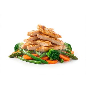 POLLO ASADO EN TIRAS "BAJO EN ADITIVOS" BOLSA 2,5kg (CAJA 4 BOLSAS)