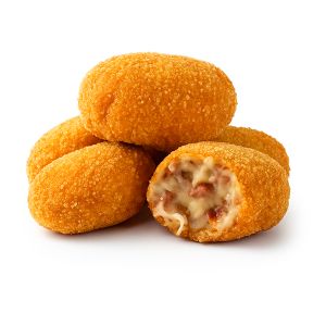 CROQUETAS JAMON SERRANO 30gr "CROCON" BANDEJA 1kg (CAJA 3 BANDEJAS)