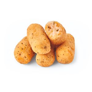 CROQUETAS DE GAMBAS AL AJILLO 30gr "CROCON" BANDEJA 1kg (CAJA 3 BANDEJAS)