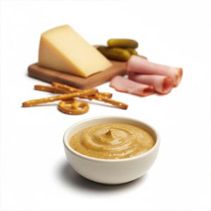 MOSTAZA QUESO "MUSTARD FOR CHEESE" CUBO 1kg (CAJA 12 CUBOS)