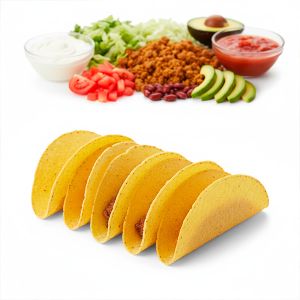 TACO SHELL "BARQUITAS" 12gr PAQUETE 20und (CAJA 10 PAQUETES)