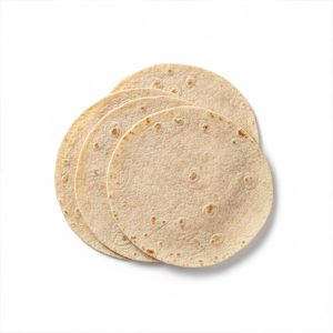 TORTILLA-WRAP (NATURAL) TRIGO 20cm PAQUETE 20und (CAJA 12 PAQUETES)