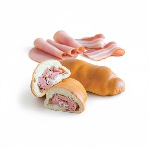 CACHITOS DE JAMON Y BACON 120gr BOLSA 4und (CAJA 6 BOLSAS)	