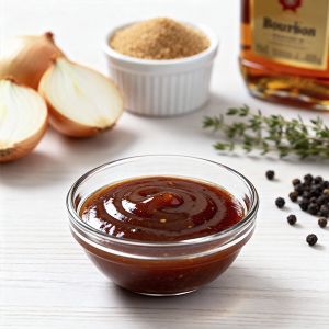 SALSA BOURBON "D' LUX" BOTELLA 1200GR (CAJA 6 BOTELLAS)