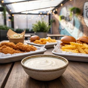 SALSA "ALABAMA" BBQ BLANCA SIN GLUTEN BOTE 850gr (CAJA DE 6 BOTES)