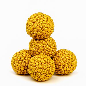 MINI EXPLOSION DE FOIE Y ORO 10gr (apróx,) / 3cm BANDEJA 49und (CAJA 4 BANDEJAS)