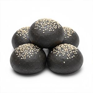 MICRO PAN HAMBURGUESA NEGRO 5cm/15gr (CAJA 189und)