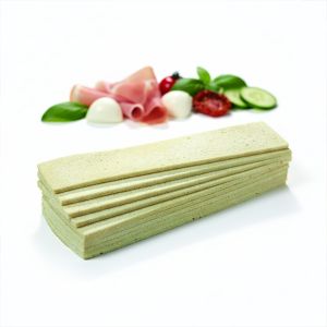 PAN TRAMEZZINO VERDE "KOOKING" 100gr / 48x10cm BOLSA 10und (CAJA 6 BOLSAS)