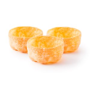 MINI TARTALETA DE TRIGO FRITA "CROUSTADE" 2,1g / 3,2cm BANDEJA 12und (CAJA 24 BANDEJAS)