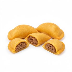 MINI EMPANADA DE MAIZ CARRILLADA DE CERDO 30gr BOLSA 50und (CAJA 2 BOLSAS)