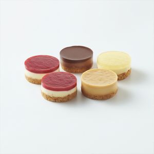 SURTIDO MINI CHEESECAKE 21gr CAJA 48und