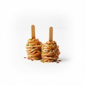MINI BROCHETA NOODLE TERIYAKI 20gr ESTUCHE DE 1,5kg (CAJA DE 3 ESTUCHE)